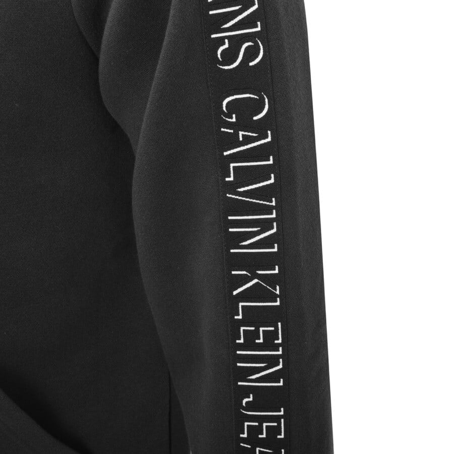 Alternative Image for ProductCalvin Klein Logo Hoodie Black3