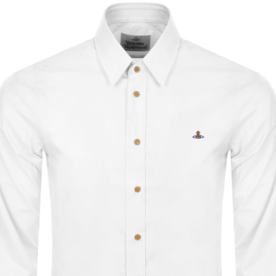 Alternative Image for ProductVivienne Westwood Slim Long Sleeved Shirt White2