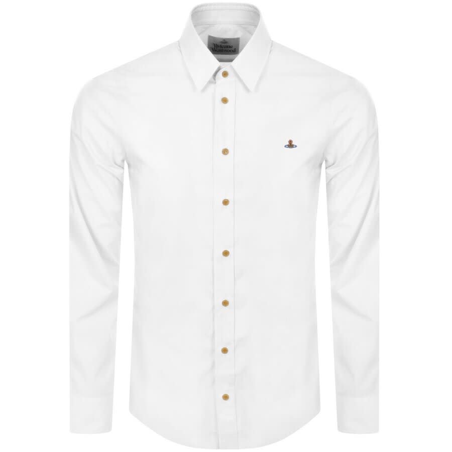 Alternative Image for ProductVivienne Westwood Slim Long Sleeved Shirt White1