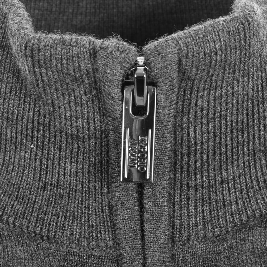 Alternative Image for ProductEmporio Armani Wool Knit Cardigan Grey3
