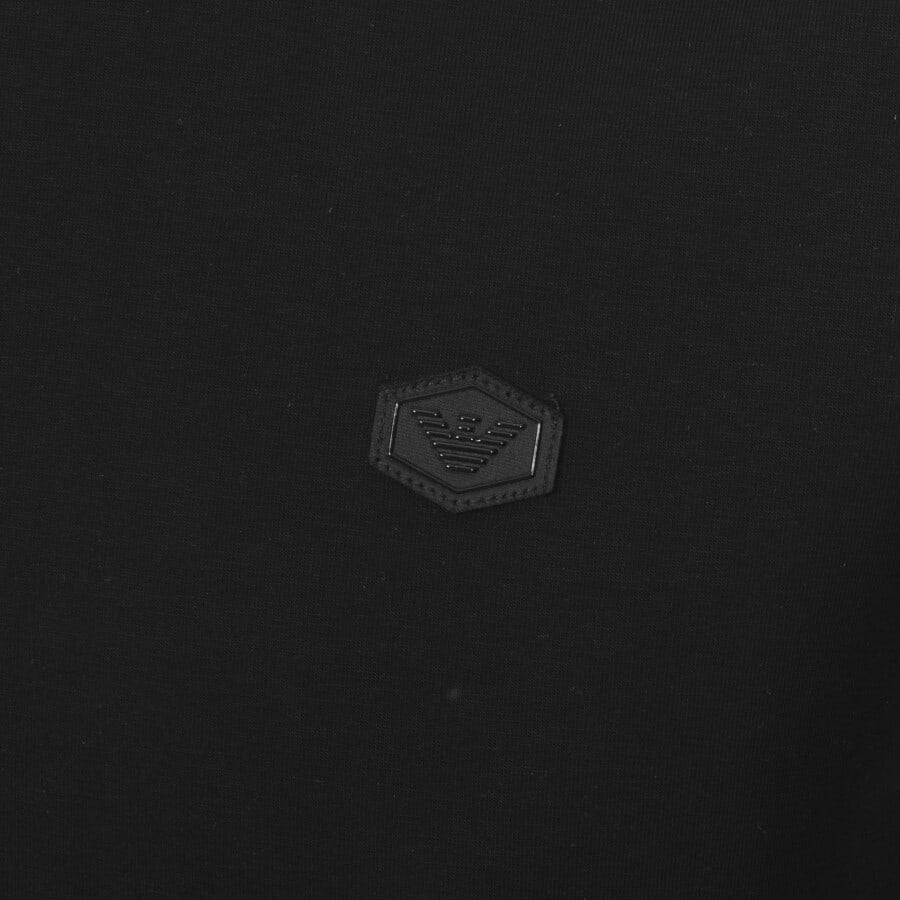Alternative Image for ProductEmporio Armani Crew Neck Logo Sweatshirt Black3