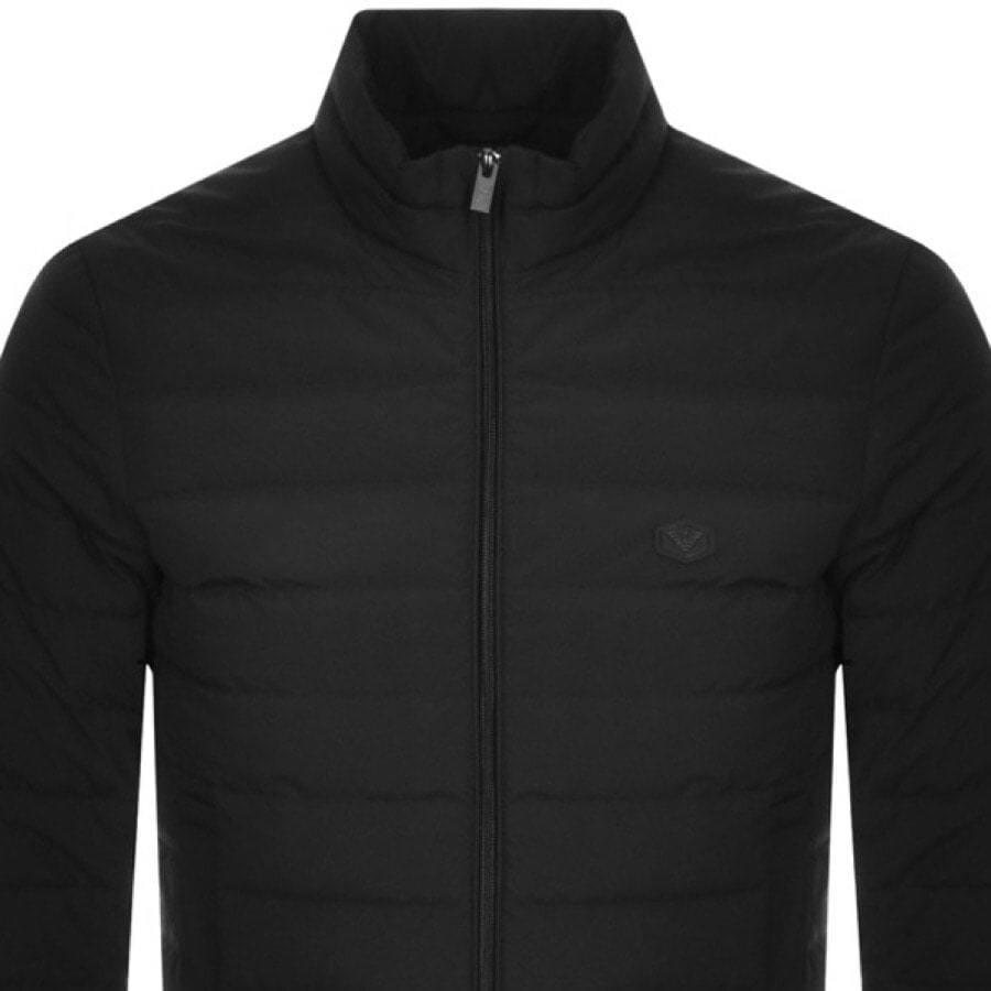 Alternative Image for ProductEmporio Armani Quilted Down Jacket Black2