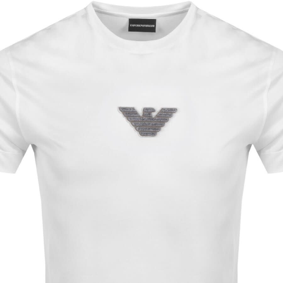 Alternative Image for ProductEmporio Armani Crew Neck Logo T Shirt White2