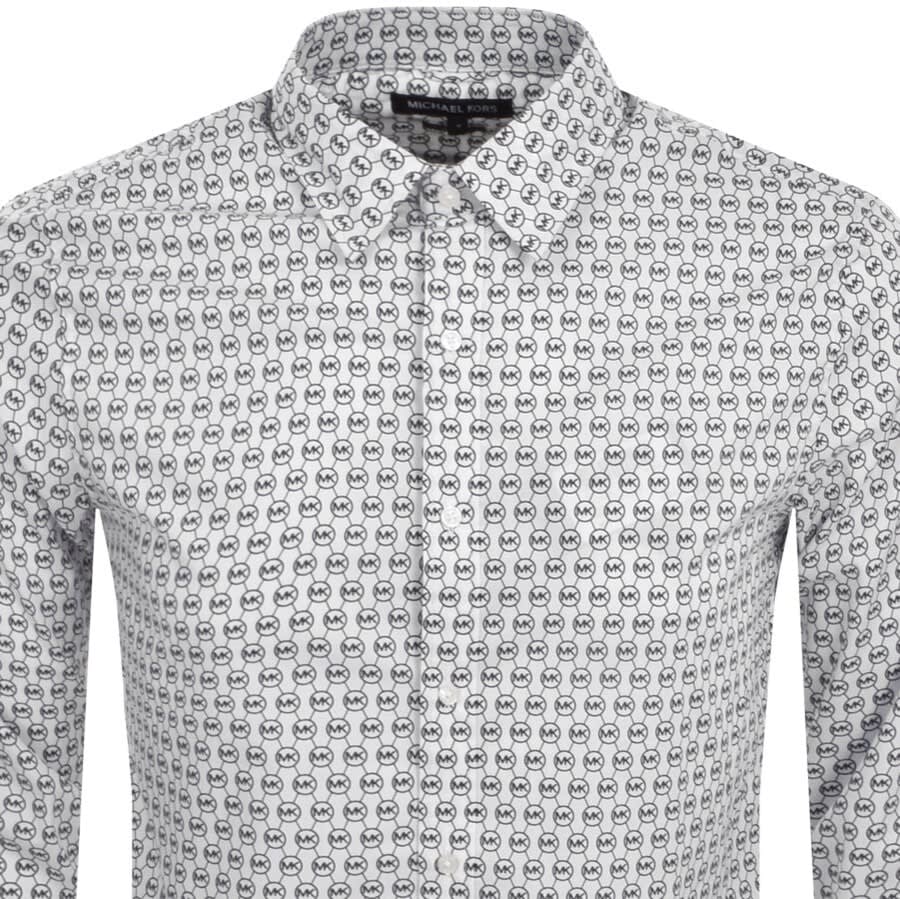 Alternative Image for ProductMichael Kors Long Sleeved Logo Shirt White2