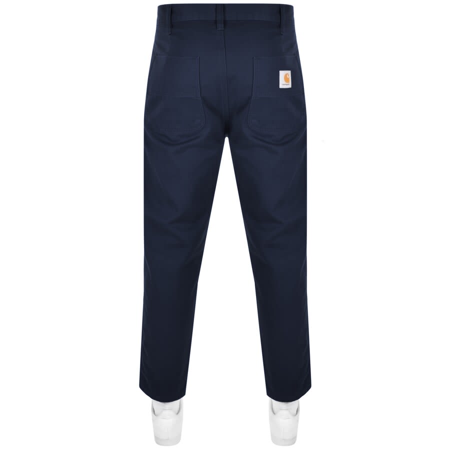 Alternative Image for ProductCarhartt WIP Regular Abbott Trousers Navy2