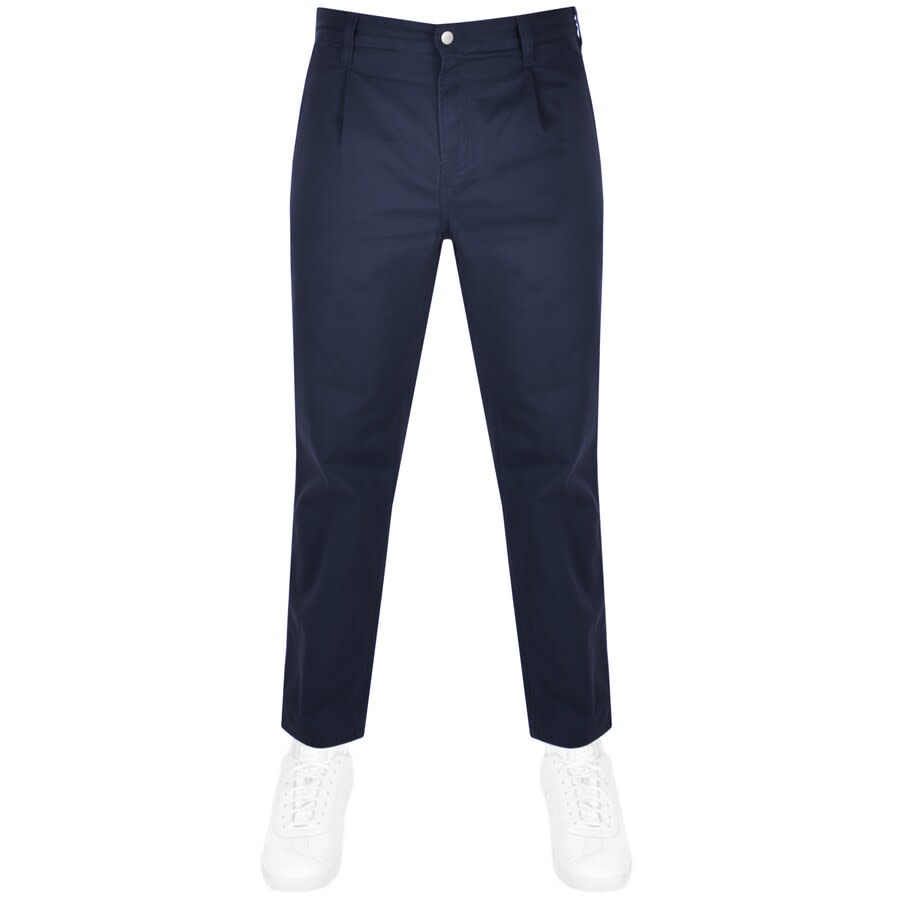 Alternative Image for ProductCarhartt WIP Regular Abbott Trousers Navy1