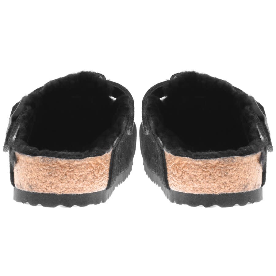 Alternative Image for ProductBirkenstock Boston VL Suede Mules Black3