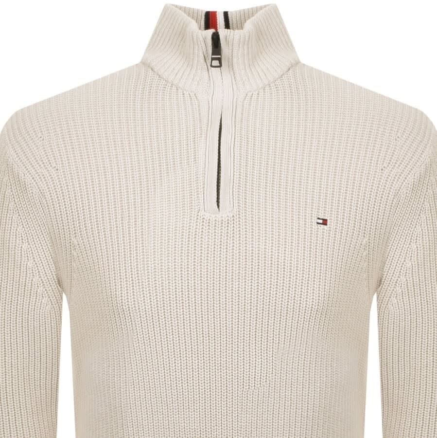 Alternative Image for ProductTommy Hilfiger Half Zip Jumper Cream2