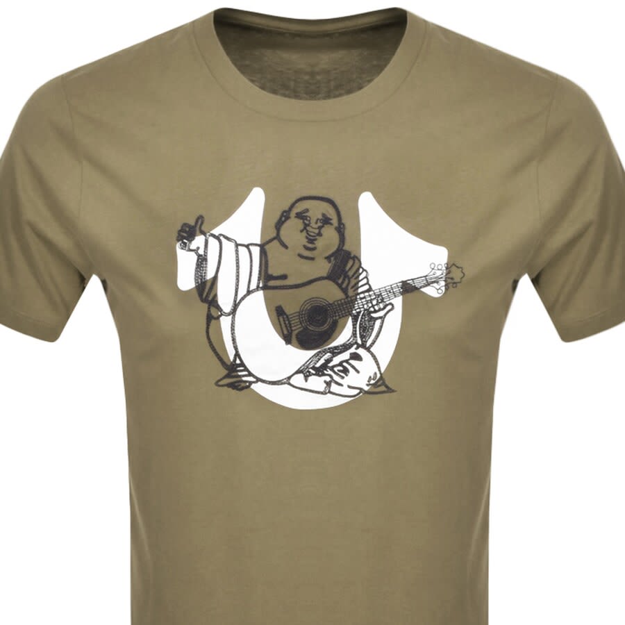 Alternative Image for ProductTrue Religion Buddah Logo T Shirt Green2