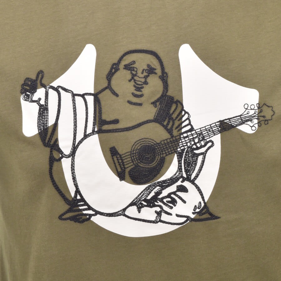 Alternative Image for ProductTrue Religion Buddah Logo T Shirt Green3