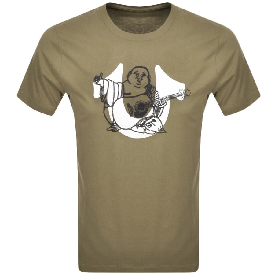Alternative Image for ProductTrue Religion Buddah Logo T Shirt Green1