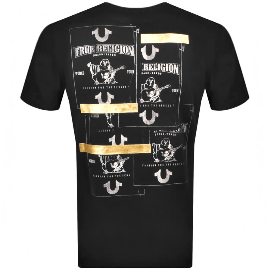 Alternative Image for ProductTrue Religion Buddha Contrast Logo T Shirt Black3