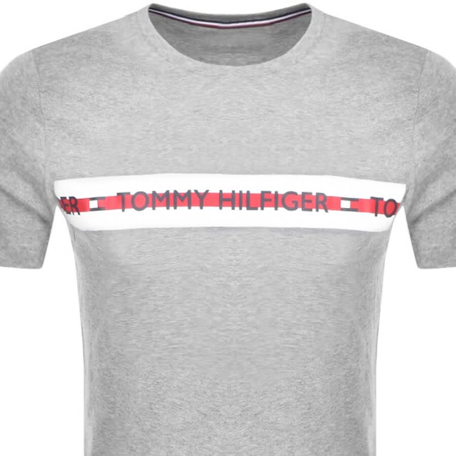 Alternative Image for ProductTommy Hilfiger Logo T Shirt Grey2