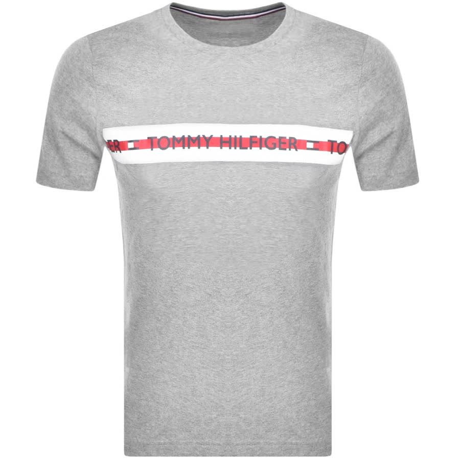 Alternative Image for ProductTommy Hilfiger Logo T Shirt Grey1