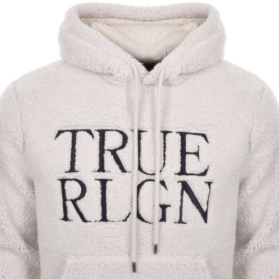Alternative Image for ProductTrue Religion Sherpa Pullover Hoodie Cream2