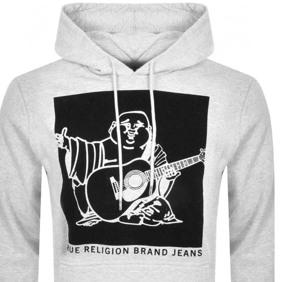 Alternative Image for ProductTrue Religion Box Logo Hoodie Grey2