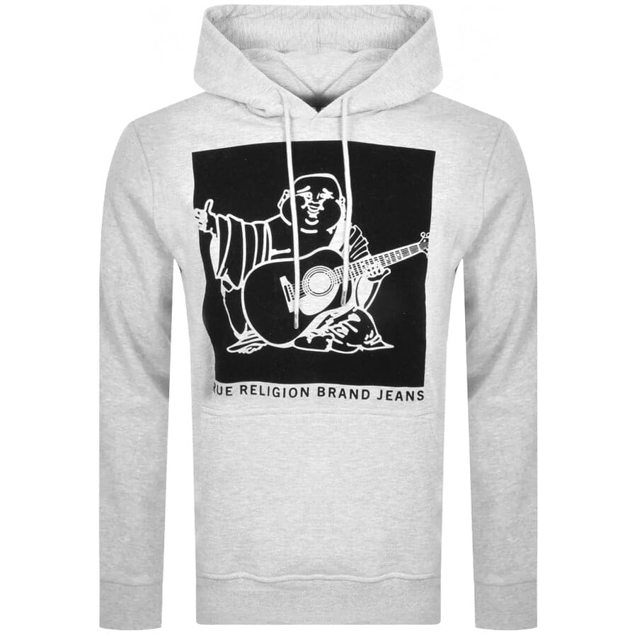 Alternative Image for ProductTrue Religion Box Logo Hoodie Grey1