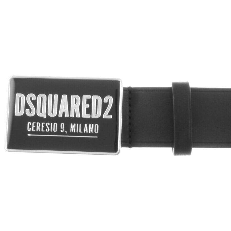 Alternative Image for ProductDSQUARED2 Plaque Belt Black3