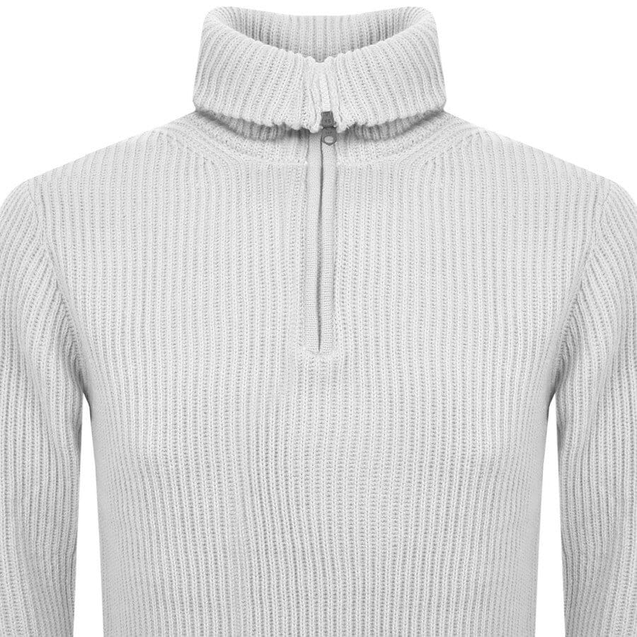 Alternative Image for ProductG Star Raw Half Zip Knit Jumper Grey2