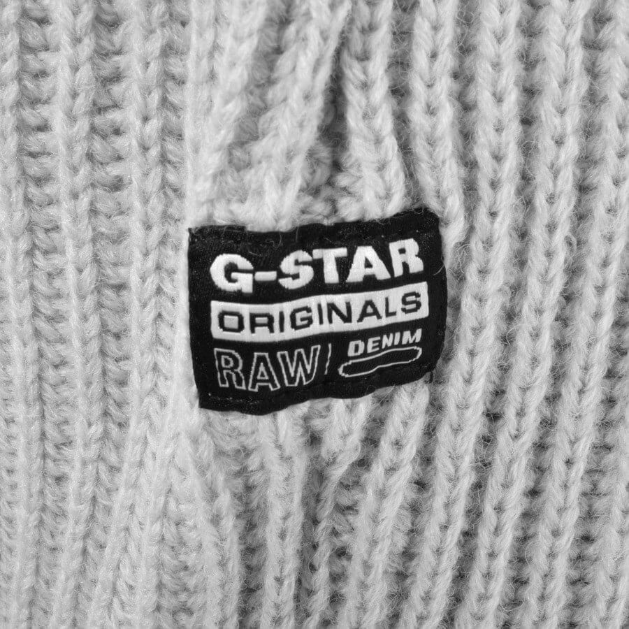 Alternative Image for ProductG Star Raw Half Zip Knit Jumper Grey3