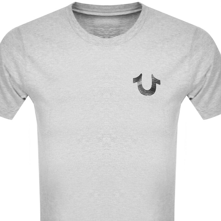 Alternative Image for ProductTrue Religion Box Buddha Logo T Shirt Grey2