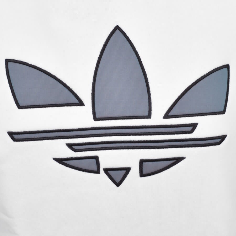 Alternative Image for Productadidas Originals Shattered Trefoil Hoodie White3