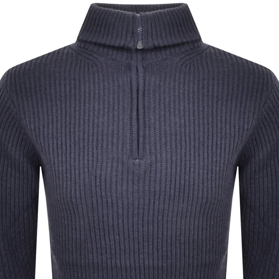 Alternative Image for ProductG Star Raw Half Zip Knit Jumper Navy2