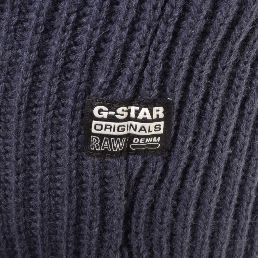 Alternative Image for ProductG Star Raw Half Zip Knit Jumper Navy3