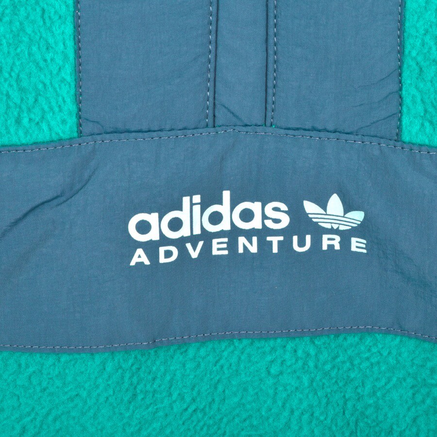 Alternative Image for Productadidas Originals Adventure Fleece Top Green3