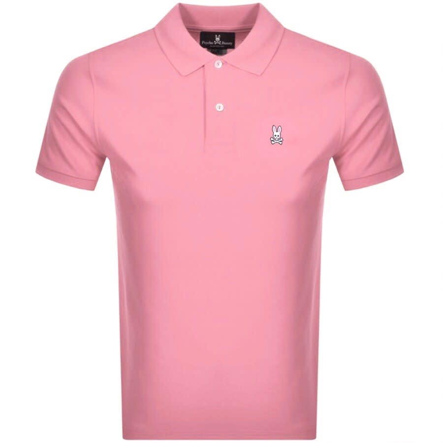 Alternative Image for ProductPsycho Bunny Classic Polo T Shirt Pink1