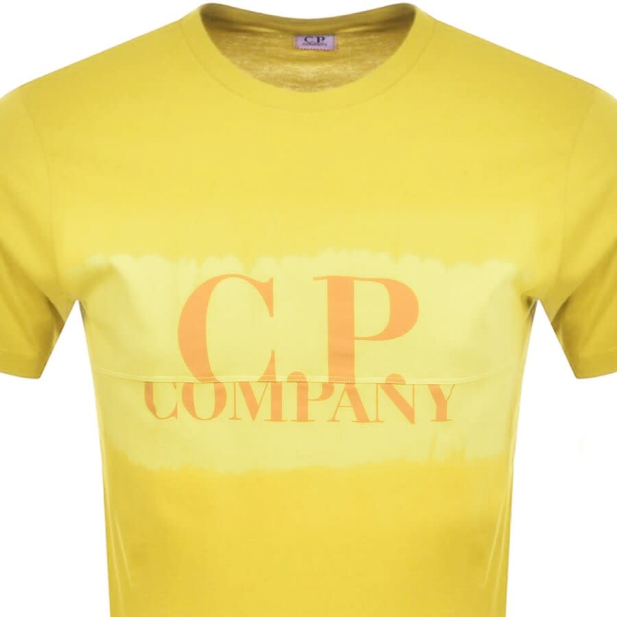 Alternative Image for ProductCP Company Tie Dye Logo T Shirt Yellow2