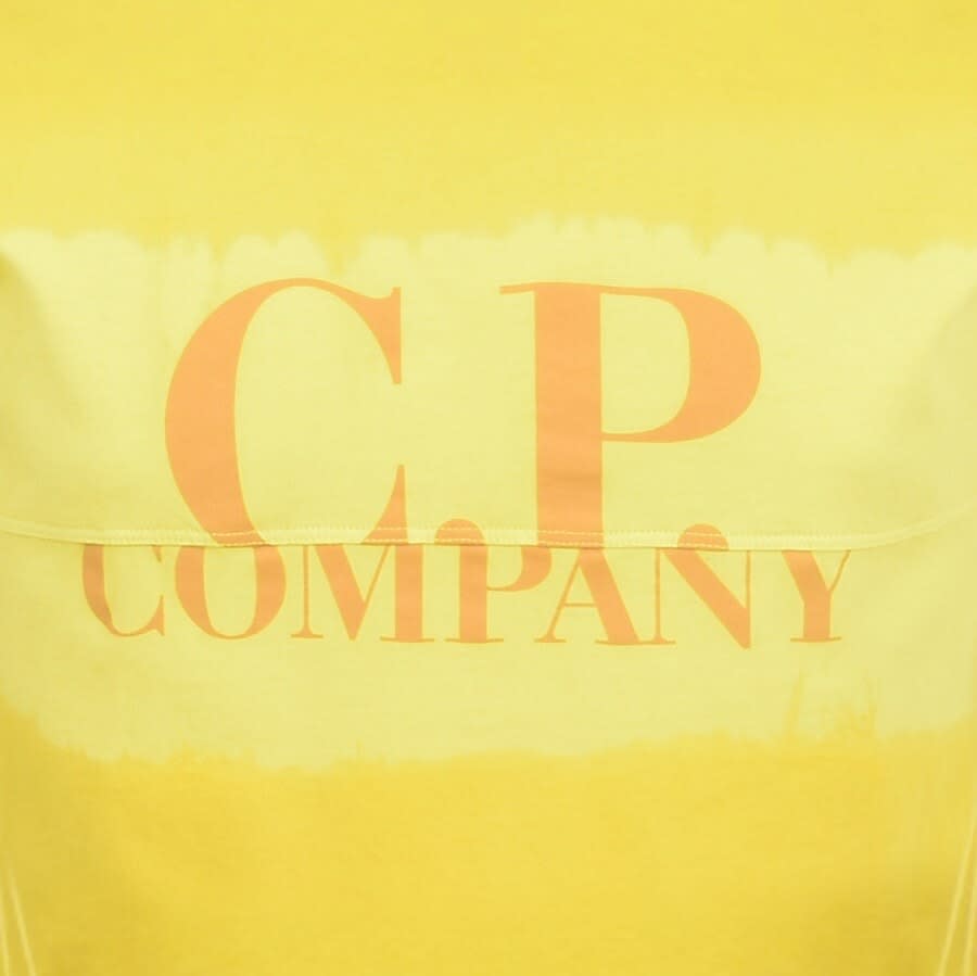 Alternative Image for ProductCP Company Tie Dye Logo T Shirt Yellow3
