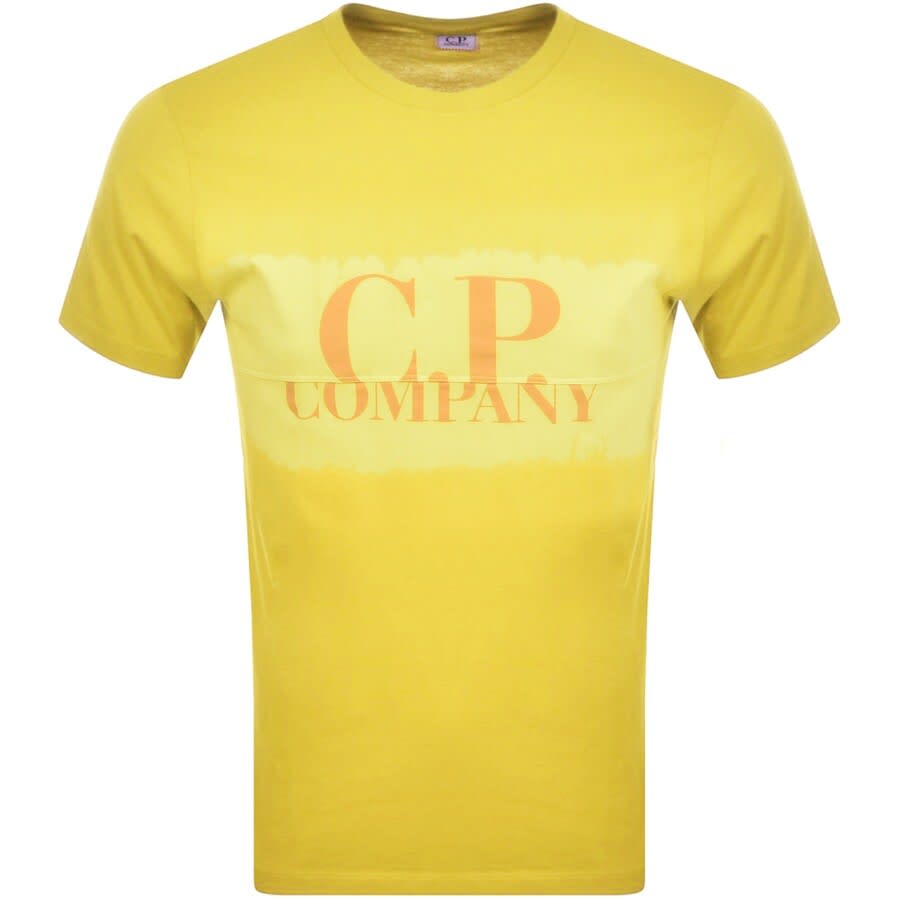Alternative Image for ProductCP Company Tie Dye Logo T Shirt Yellow1