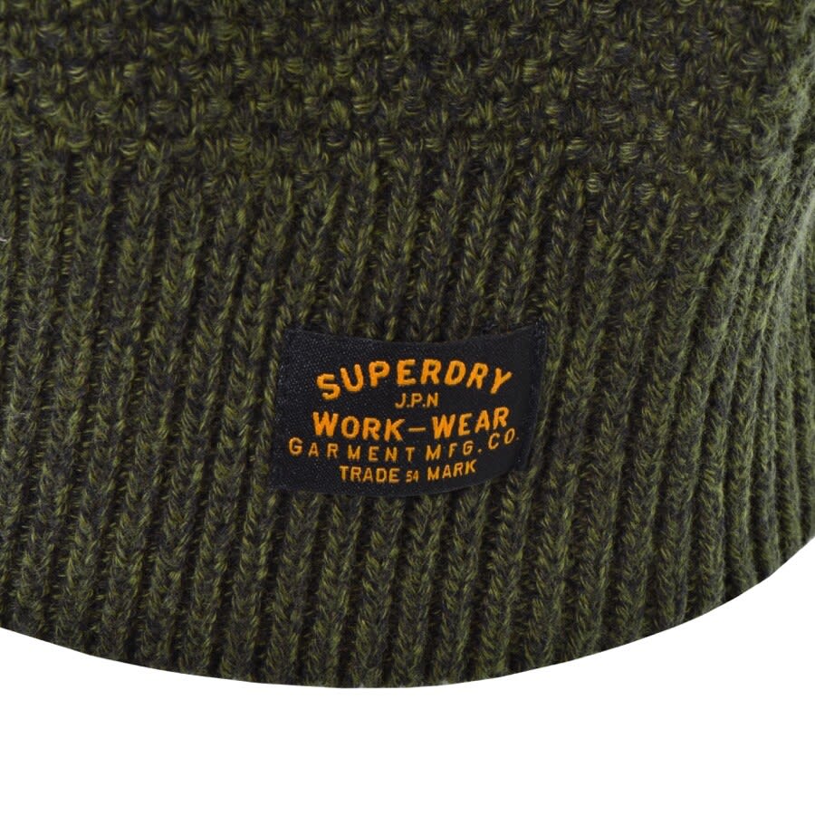 Alternative Image for ProductSuperdry Twist Crew Knit Jumper Green3