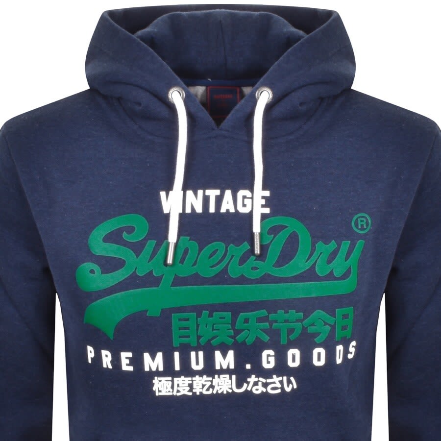 Alternative Image for ProductSuperdry Logo Hoodie Navy2