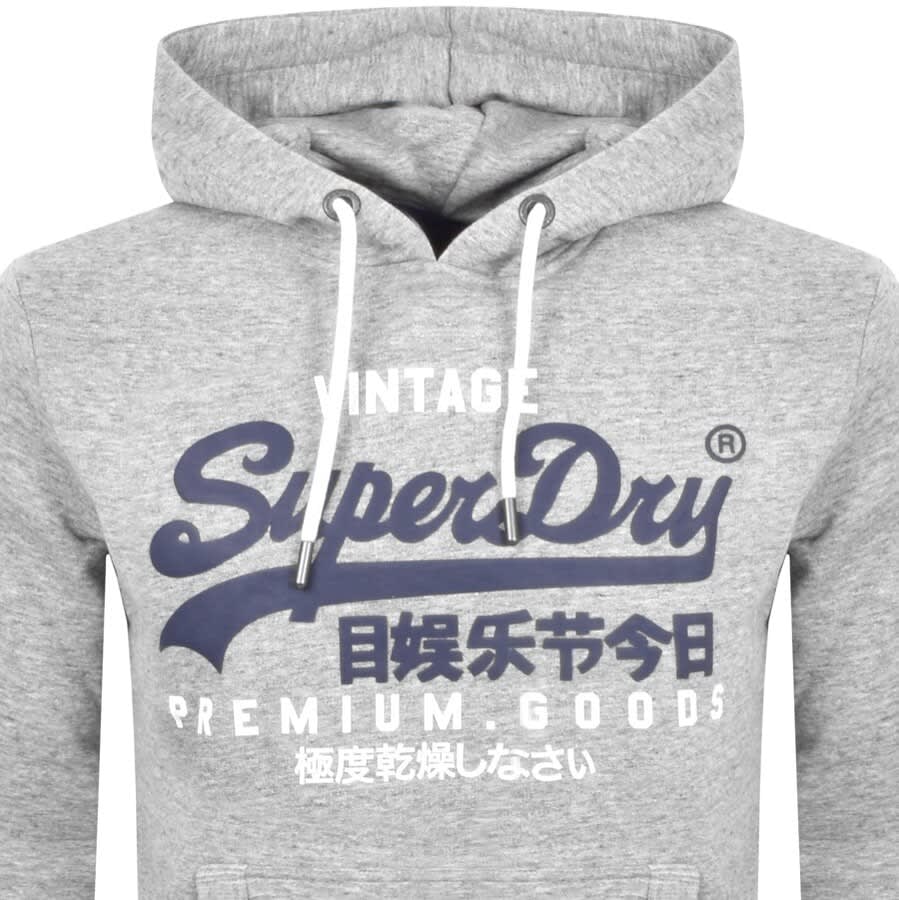 Alternative Image for ProductSuperdry Logo Hoodie Grey2