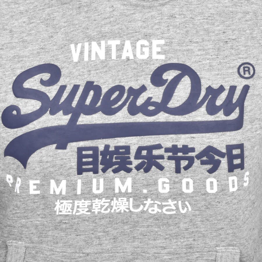 Alternative Image for ProductSuperdry Logo Hoodie Grey3