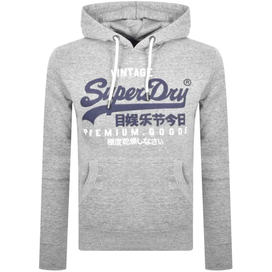 Alternative Image for ProductSuperdry Logo Hoodie Grey1