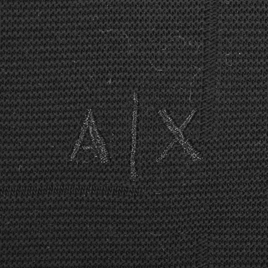 Alternative Image for ProductArmani Exchange Long Sleeve Stretch Slim Shirt Bla3