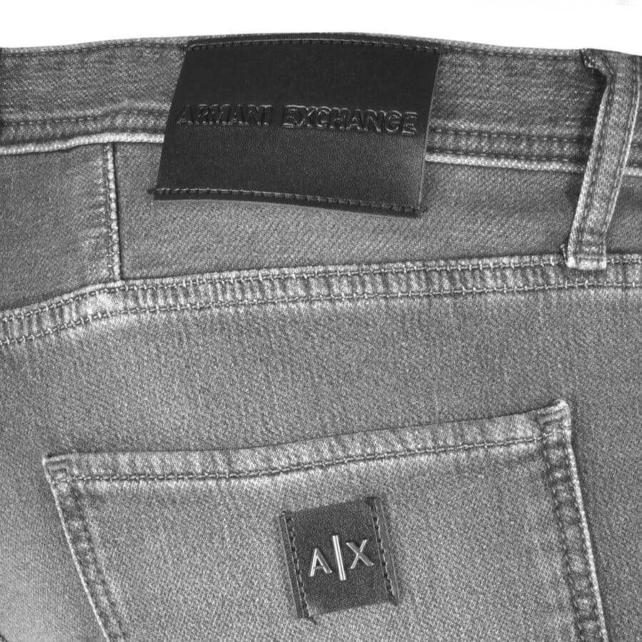 Alternative Image for ProductArmani Exchange J13 Slim Fit Mid Wash Jeans Grey3