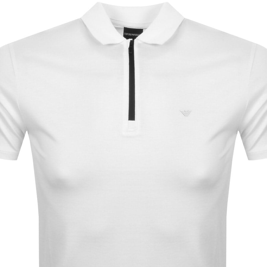 Alternative Image for ProductEmporio Armani Short Sleeved Polo T Shirt White2