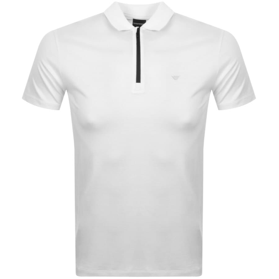 Alternative Image for ProductEmporio Armani Short Sleeved Polo T Shirt White1