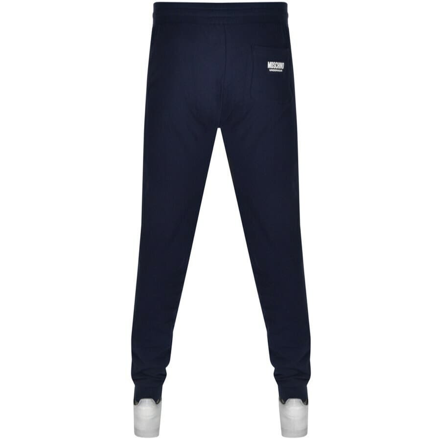 Alternative Image for ProductMoschino Logo Jogging Bottoms Navy2