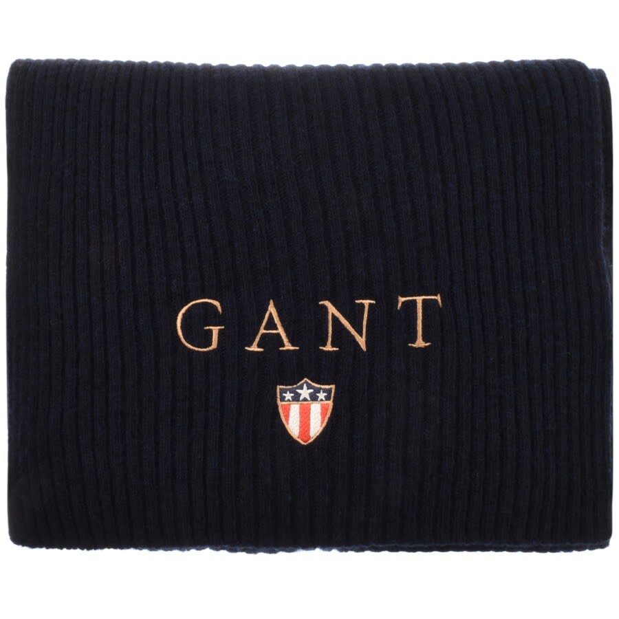 Alternative Image for ProductGant Wool Beanie Hat And Scarf Gift Set Navy3