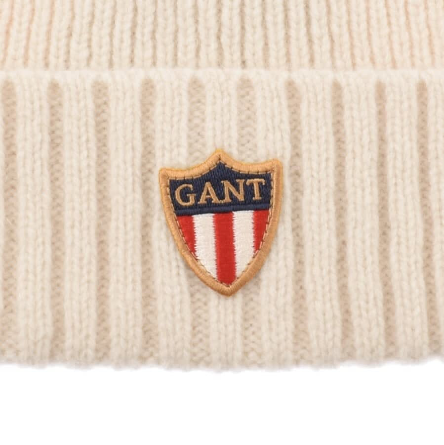 Alternative Image for ProductGant Archive Shield Beanie Hat Cream3