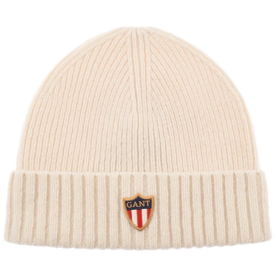 Alternative Image for ProductGant Archive Shield Beanie Hat Cream1