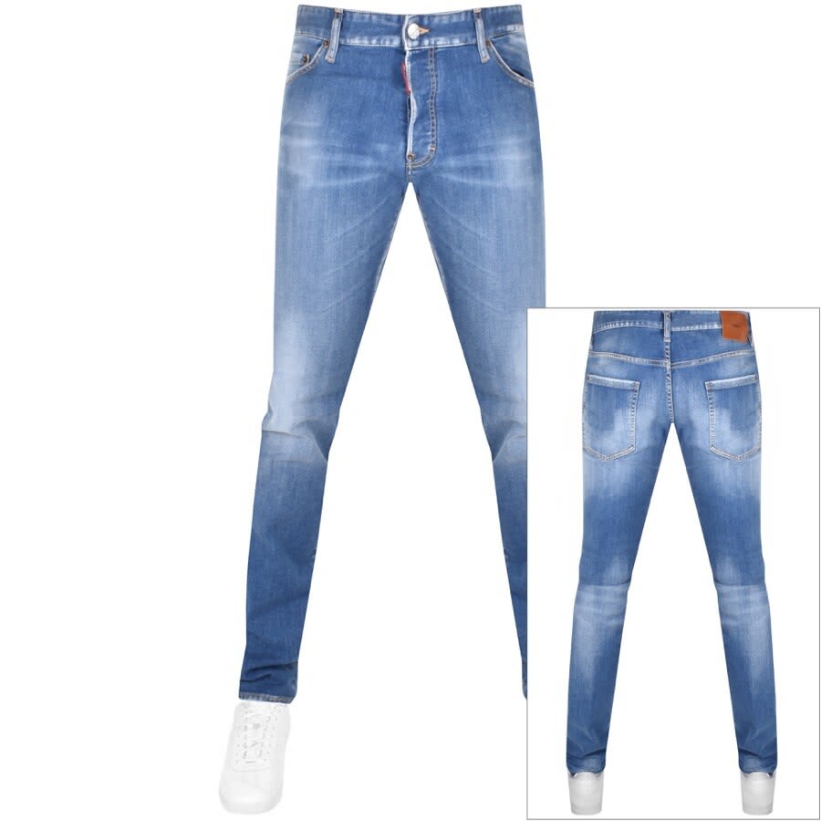 Alternative Image for ProductDSQUARED2 Light Wash Jeans Blue1