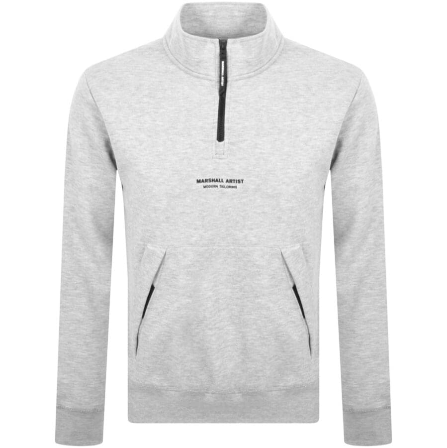 Alternative Image for ProductMarshall Artist Siren Half Zip Sweatshirt Black1