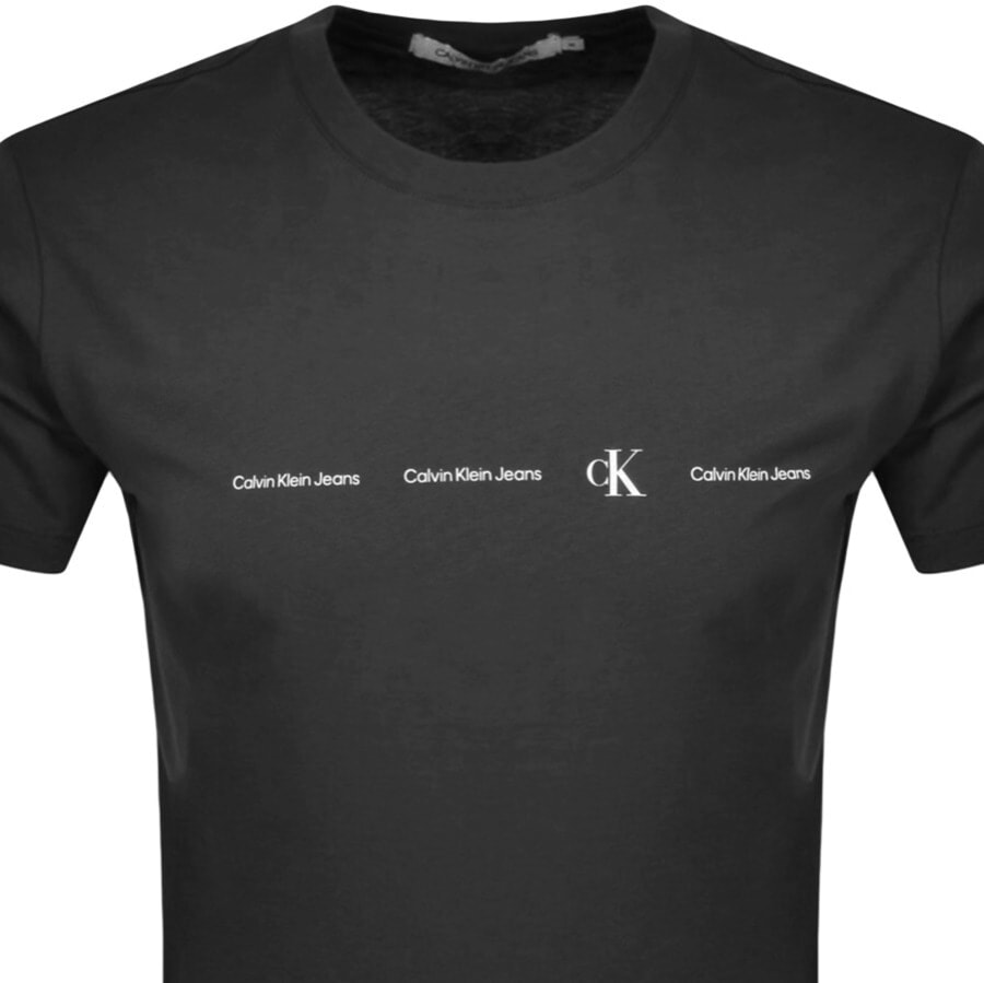 Alternative Image for ProductCalvin Klein Jeans Repeat Logo T Shirt Black2