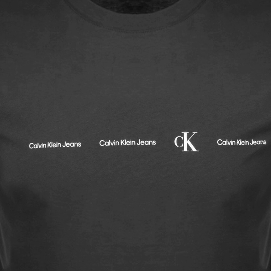 Alternative Image for ProductCalvin Klein Jeans Repeat Logo T Shirt Black3